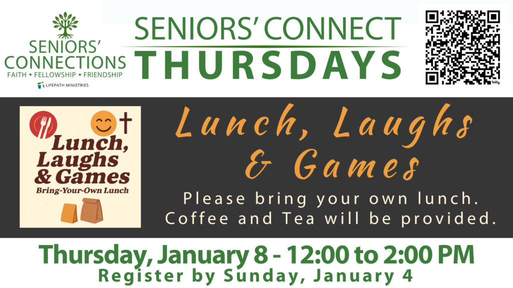 Seniors’ Connect Thursdays – Lunch, Laughs and Games