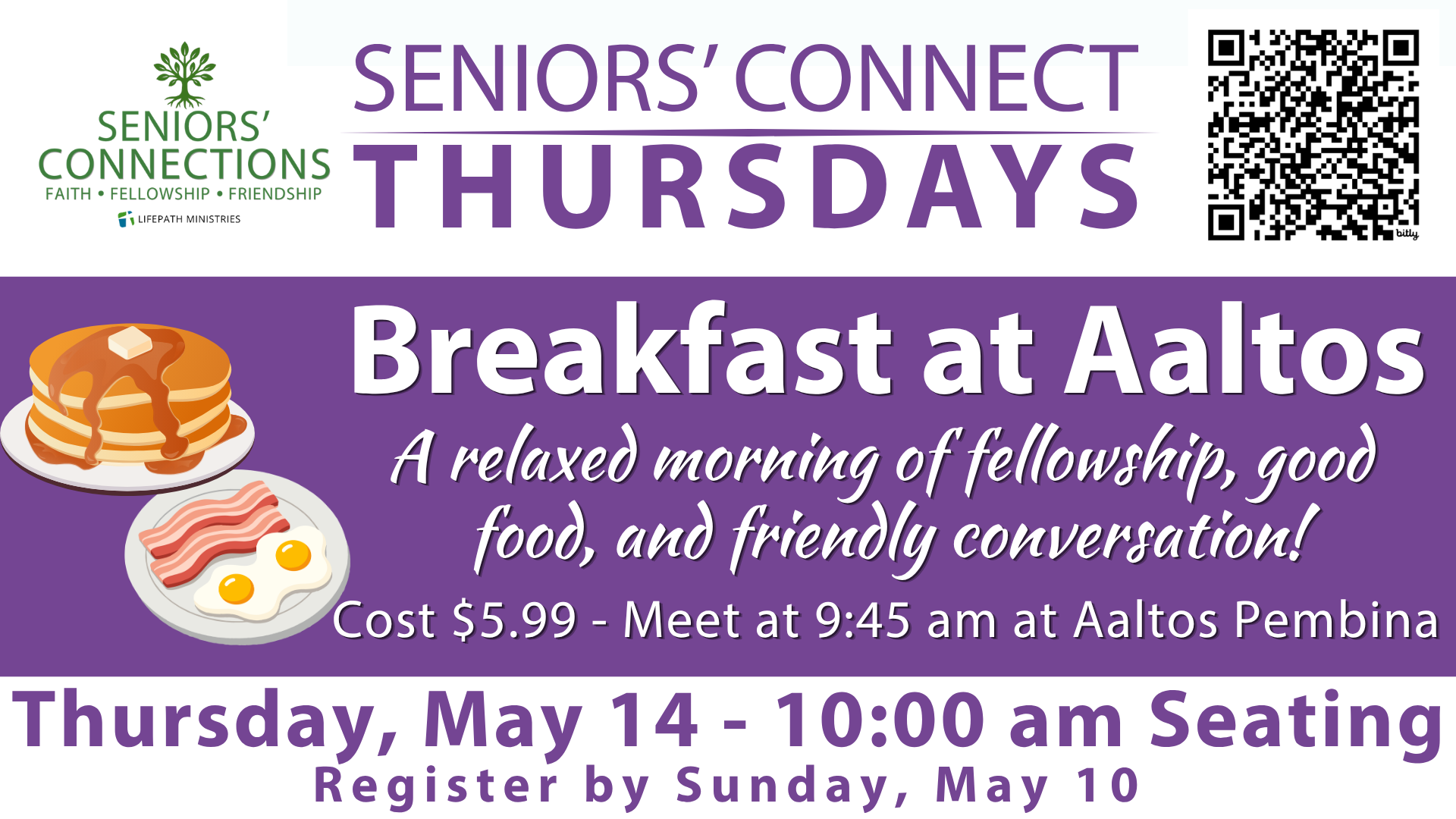 Seniors’ Connect Thursday Breakfast
