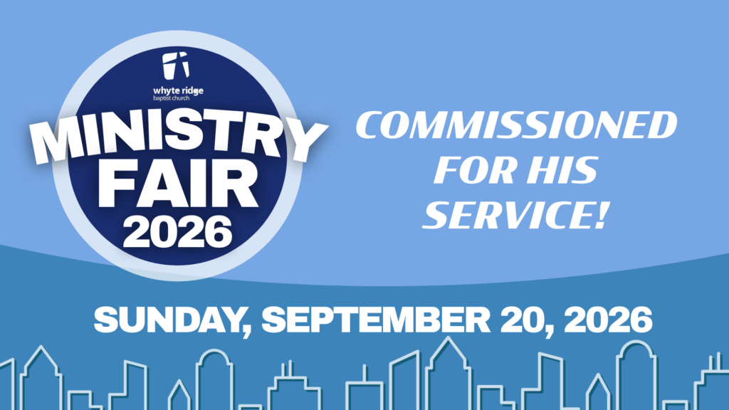 Our 3rd Annual WRBC Ministry Fair